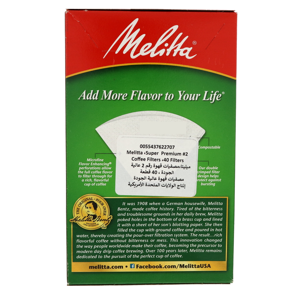 Melita Coffee Filter No 2 40pcs